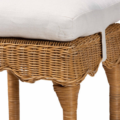 bali & pari - Muy Counter Stool in Honey/White - DC0899-A-Muy-Honey Rattan-Counter Stool view 4