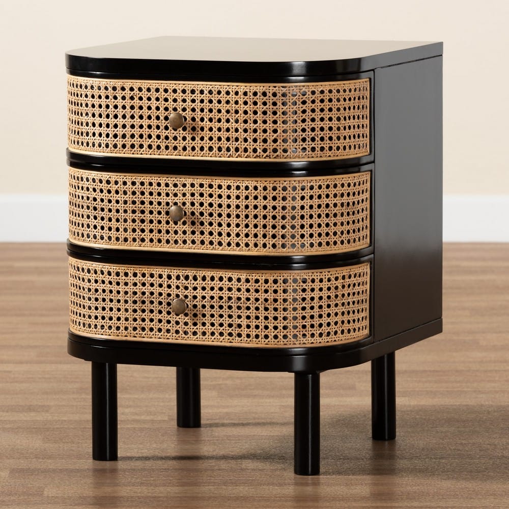 bali & pari - Nabila Nightstand in Black/Natural Brown - CMO4-End Table view 9