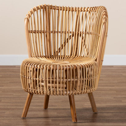 bali & pari  - Nagoya Chair in Natural Brown - Nagoya-Medium-Rattan-Lounge Chair view 9