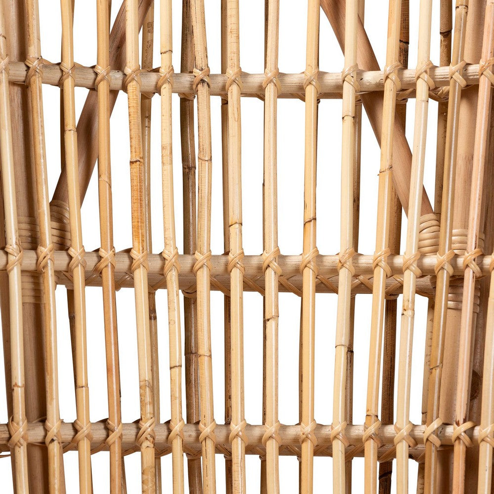 bali & pari  - Nagoya Chair in Natural Brown - Nagoya-Small-Rattan-Lounge Chair view 7