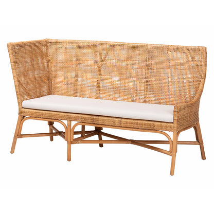 bali & pari - Nantai Dining Set in Light Honey - Baako/Braided-3PC Dining Set view 3