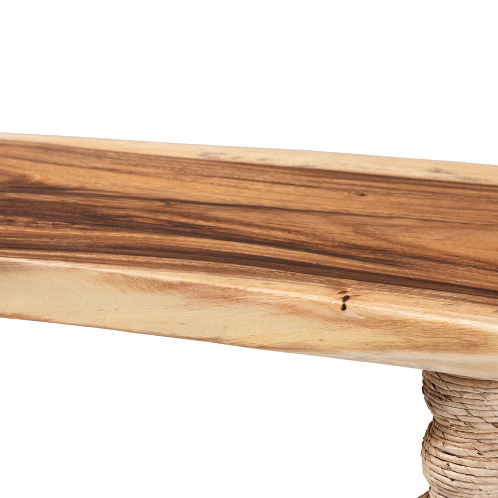 bali & pari - Nasnan Console Table in Natural Brown - J3157-1PCDT-Natural Wood-Console Table-KD-Box view 5