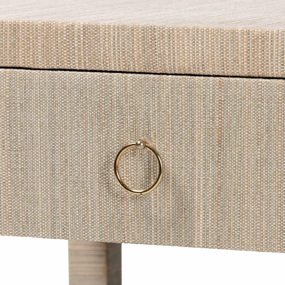 bali & pari - Nata Nightstand in Natural/Gold - Nata-Natural Woven Grasscloth-NS view 6