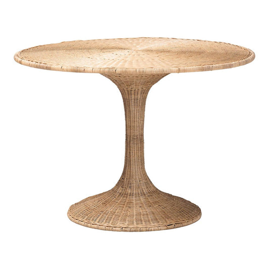 bali & pari - Natala Dining Table in Light Honey - DC1105 Nat-Light Honey Rattan-Dining Table view 1