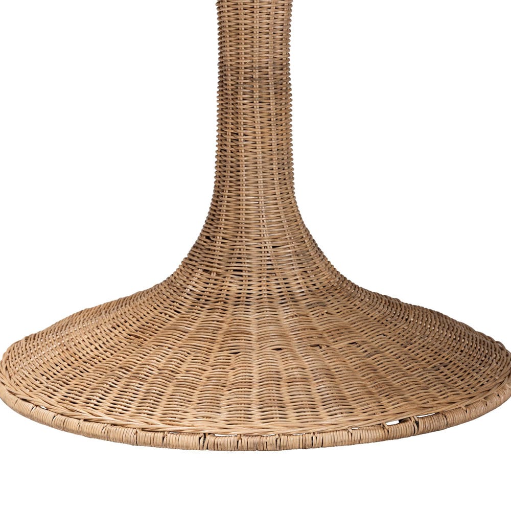 bali & pari - Natala Dining Table in Light Honey - DC1105 Nat-Light Honey Rattan-Dining Table view 2