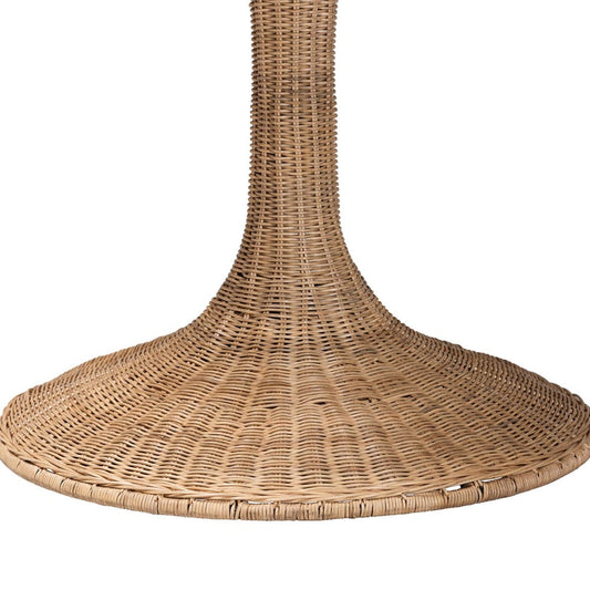 bali & pari - Natala Dining Table in Light Honey - DC1105 Nat-Light Honey Rattan-Dining Table view 2