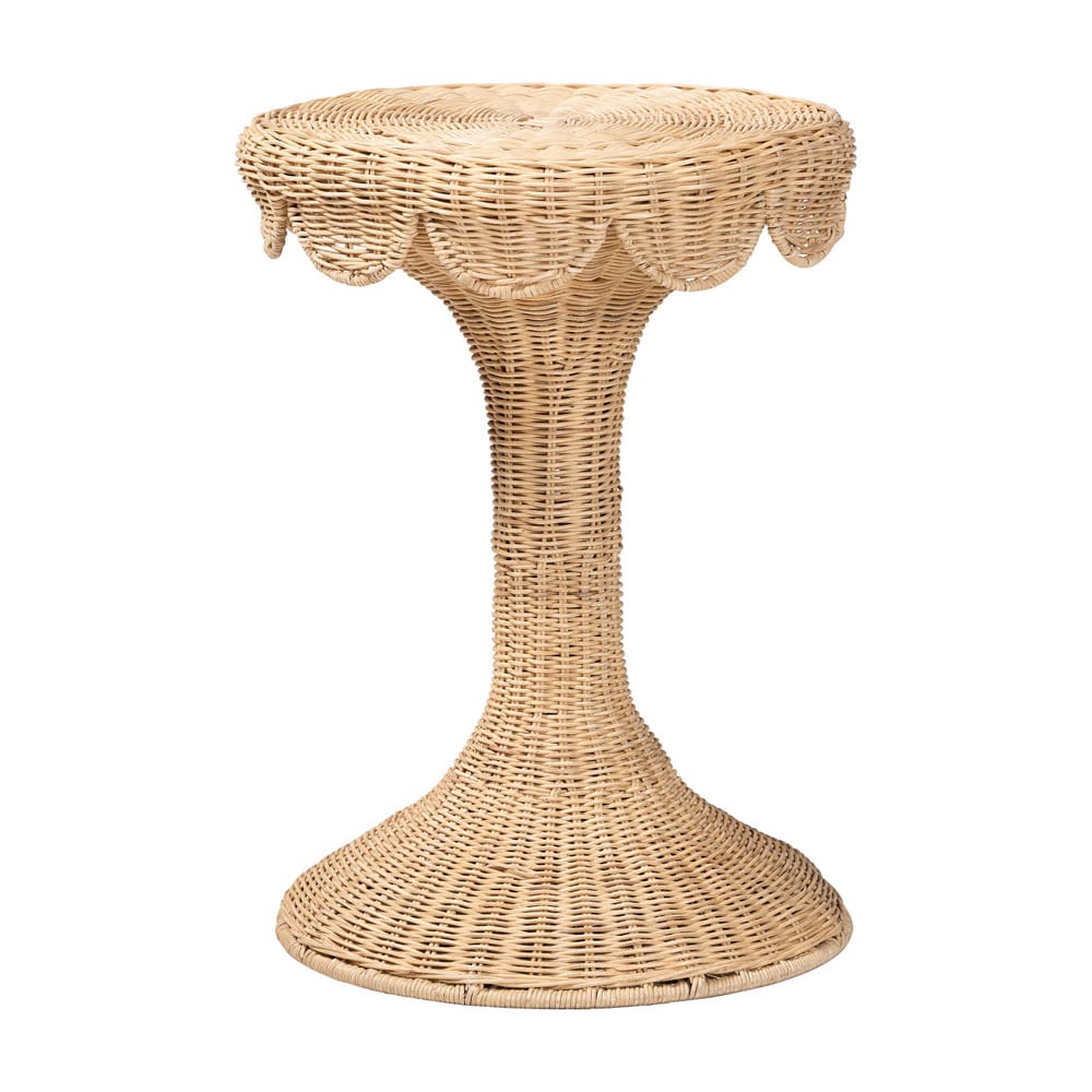 bali & pari - Natala End Table in Light Honey - DC1106 Nat-Light Honey Rattan-End Table view 1