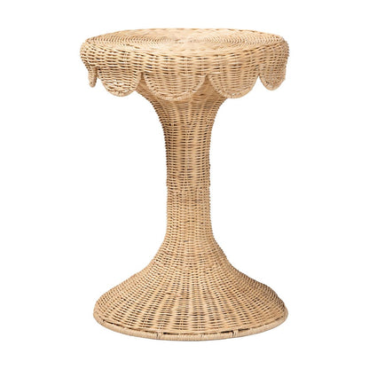 bali & pari - Natala End Table in Light Honey - DC1106 Nat-Light Honey Rattan-End Table view 1