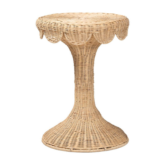 bali & pari - Natala End Table in Light Honey - DC1106 Nat-Light Honey Rattan-End Table view 1