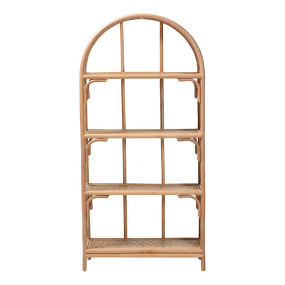 bali & pari - Natania Shelving Unit in Natural - WS148-Natural Rattan-Tall Shelf view 2