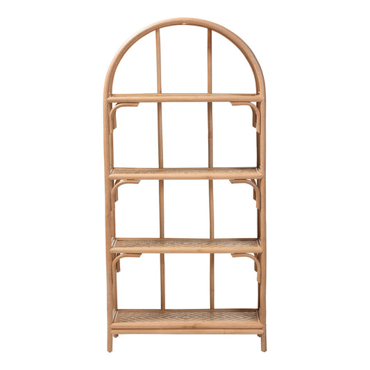 bali & pari - Natania Shelving Unit in Natural - WS148-Natural Rattan-Tall Shelf view 2