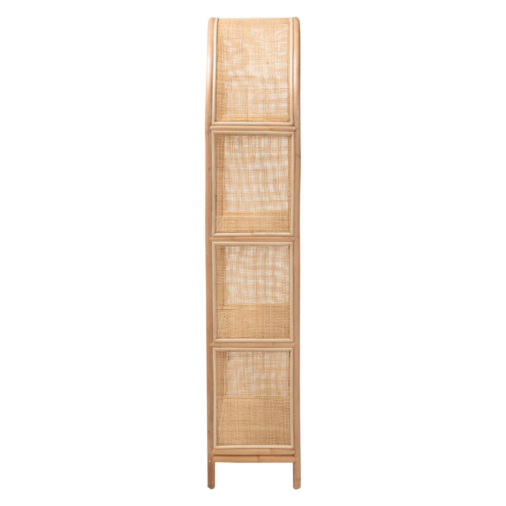 bali & pari - Natania Shelving Unit in Natural - WS148-Natural Rattan-Tall Shelf view 3