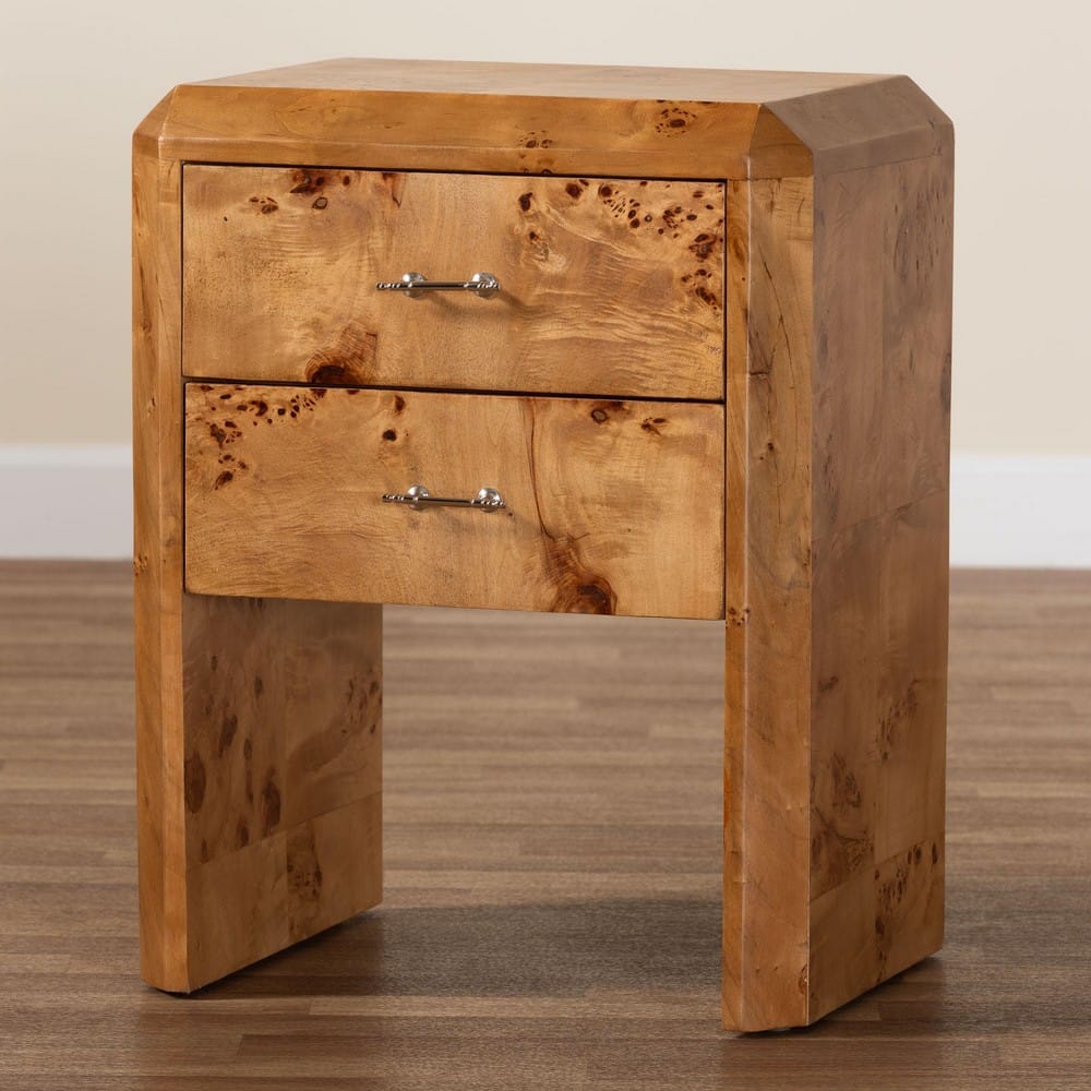 bali & pari - Nebu Nightstand in Mappa Burl - SVN-1311-Natural Burl-Nebu-NS view 9