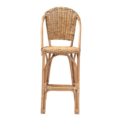 bali & pari - Neola Bar Stool in Natural Brown - 12736-Rattan-BS view 2