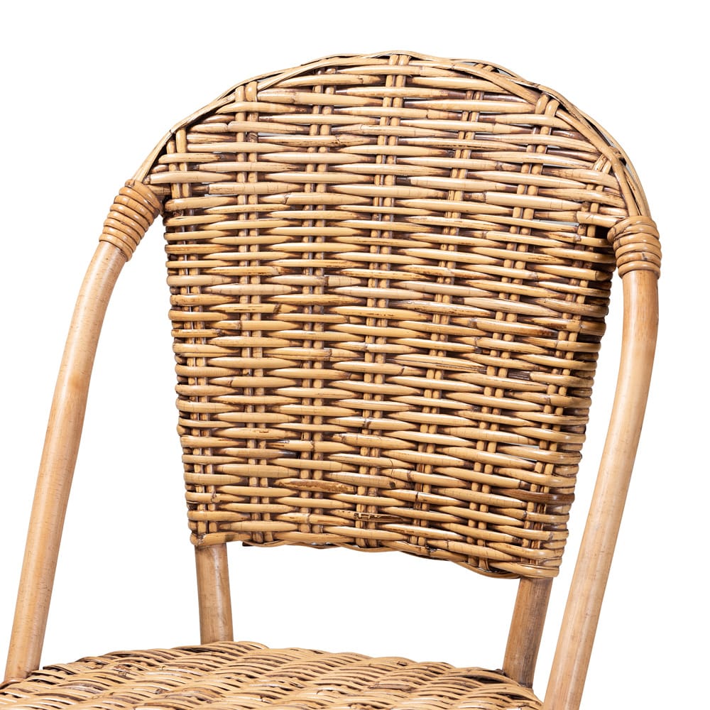 bali & pari - Neola Bar Stool in Natural Brown - 12736-Rattan-BS view 5