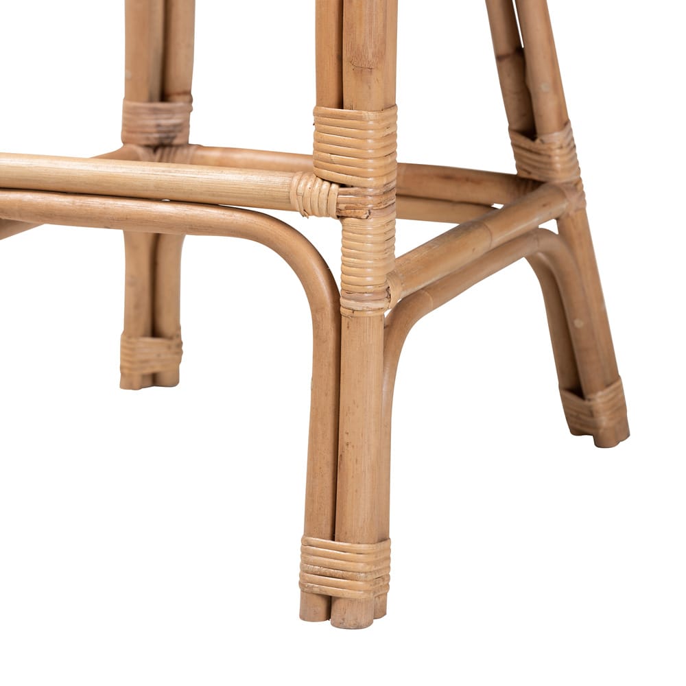 bali & pari - Neola Bar Stool in Natural Brown - 12736-Rattan-BS view 6