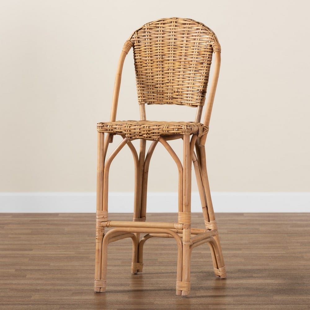bali & pari - Neola Bar Stool in Natural Brown - 12736-Rattan-BS view 9