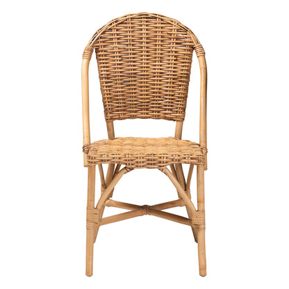 bali & pari - Neola Dining Chair in Natural Brown - 12737-Rattan-DC view 2