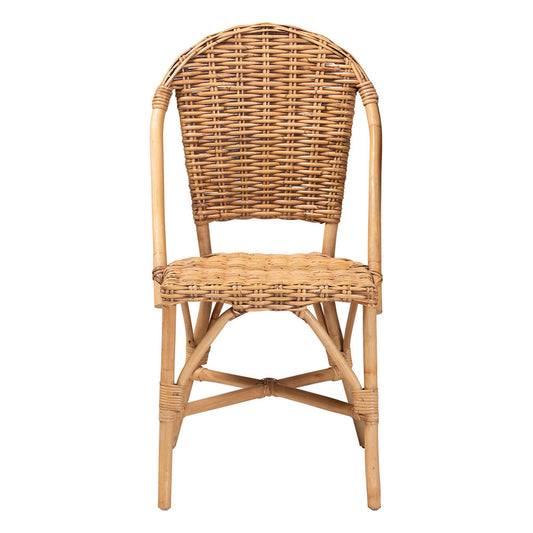 bali & pari - Neola Dining Chair in Natural Brown - 12737-Rattan-DC view 2