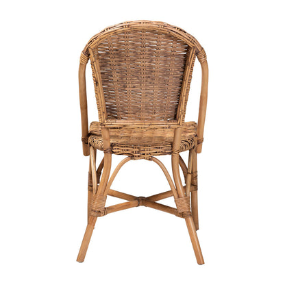 bali & pari - Neola Dining Chair in Natural Brown - 12737-Rattan-DC view 4