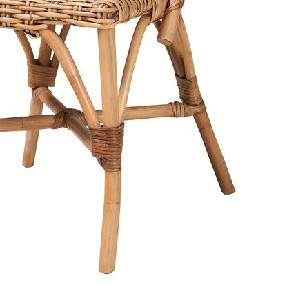 bali & pari - Neola Dining Chair in Natural Brown - 12737-Rattan-DC view 6