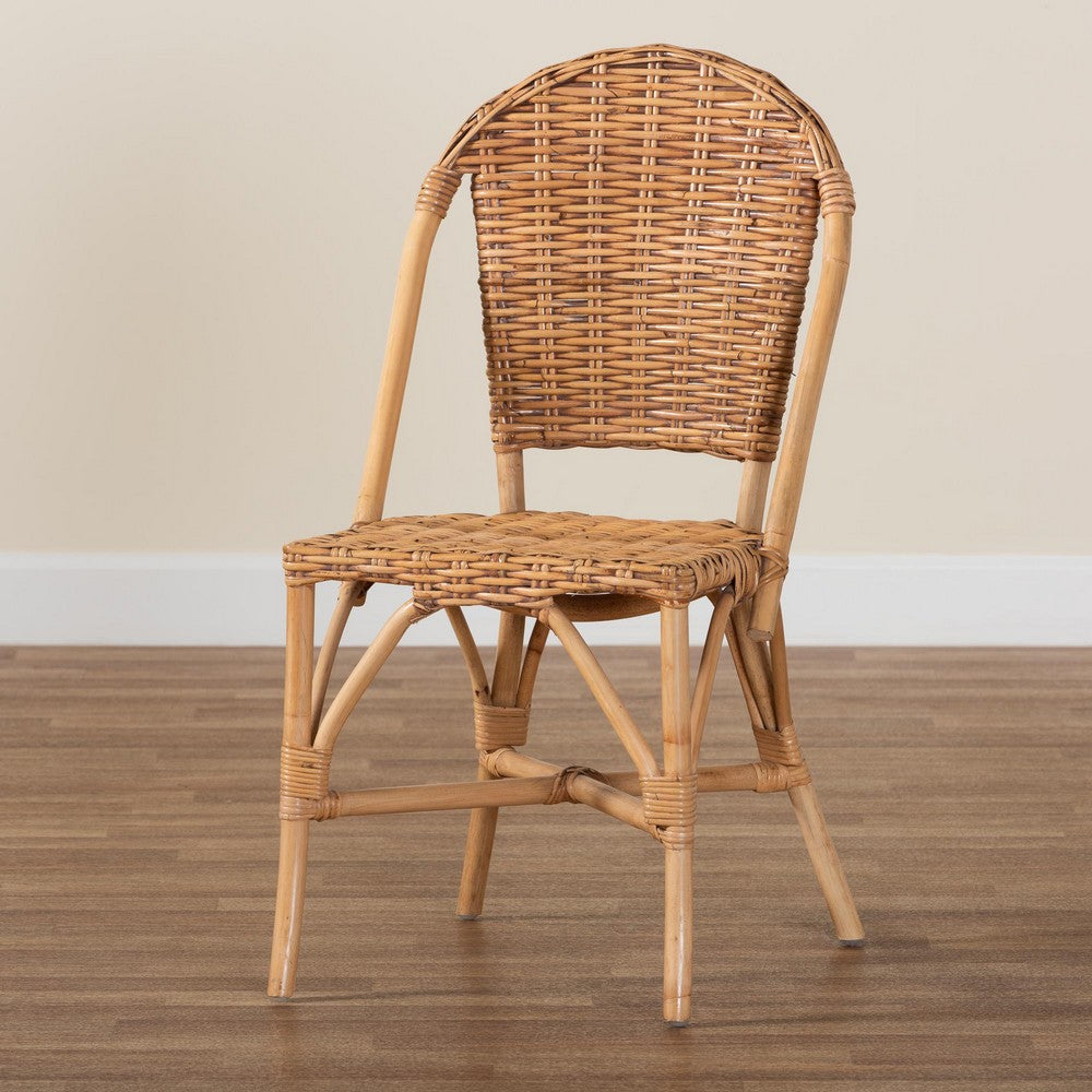 bali & pari - Neola Dining Chair in Natural Brown - 12737-Rattan-DC view 9