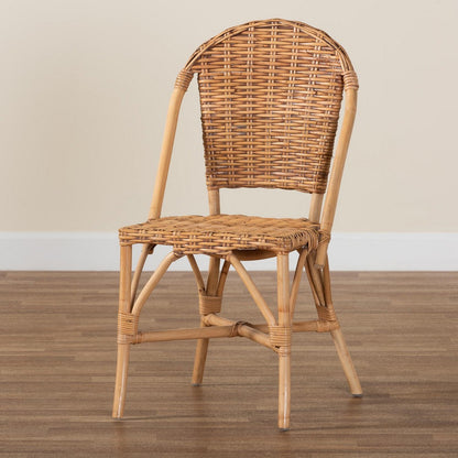 bali & pari - Neola Dining Chair in Natural Brown - 12737-Rattan-DC view 9