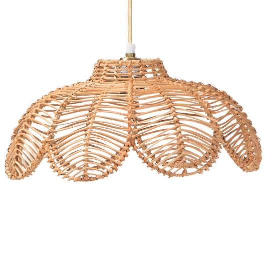 bali & pari - Neorah Lampshade in Natural Brown - F247-FT12-Lamp Shade view 1