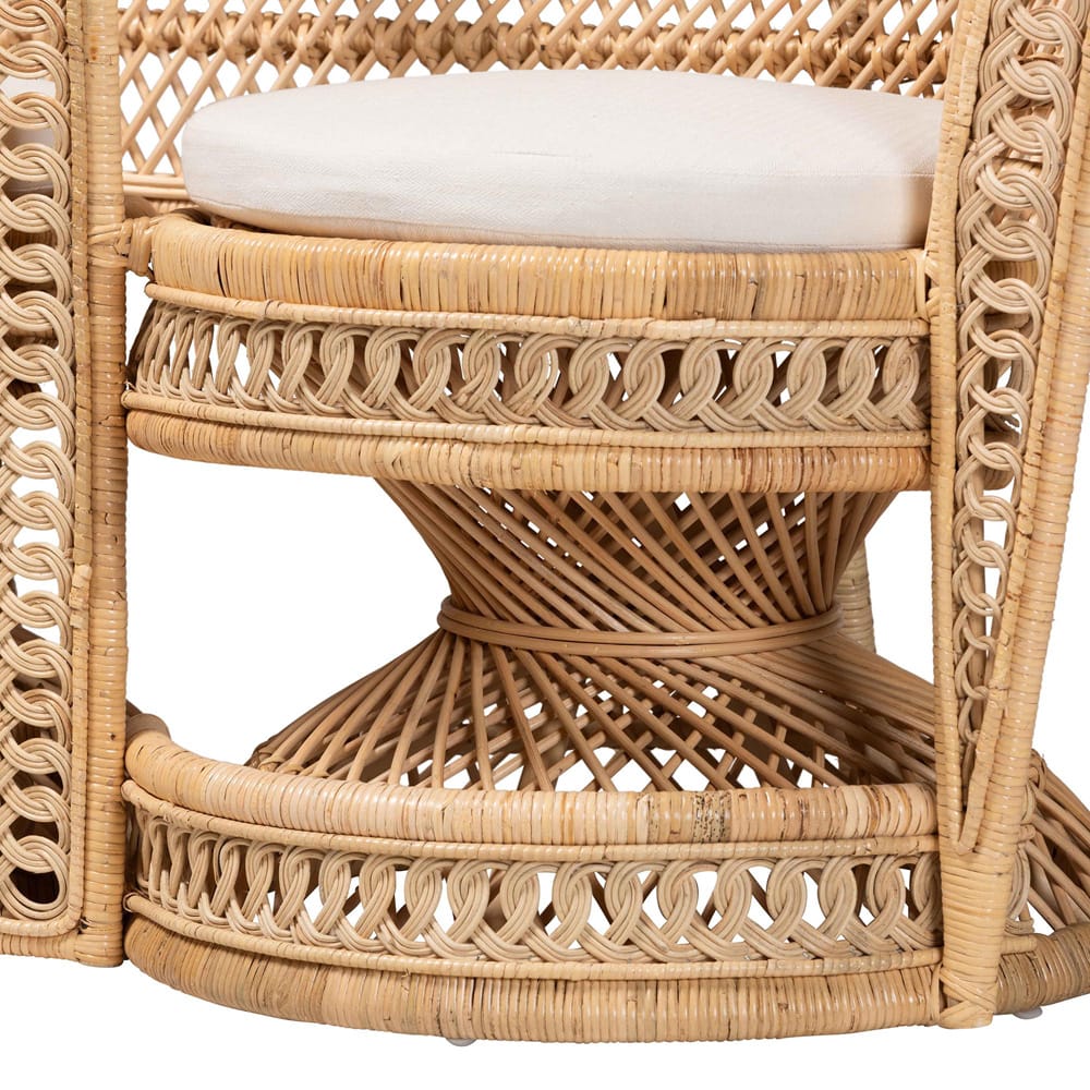 bali & pari - Nerita Chair in White/Natural Brown - WS044-Natural Rattan-CC view 6