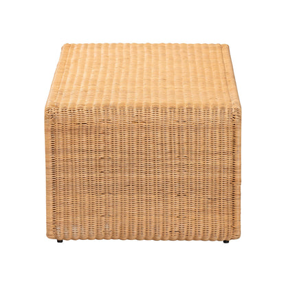 bali & pari - Nevada Coffee Table in Light Honey - Nevada-Light Honey Rattan-CT view 3