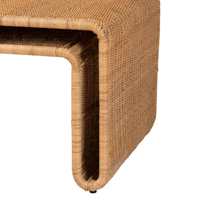 bali & pari - Nevada Coffee Table in Light Honey - Nevada-Light Honey Rattan-CT view 4