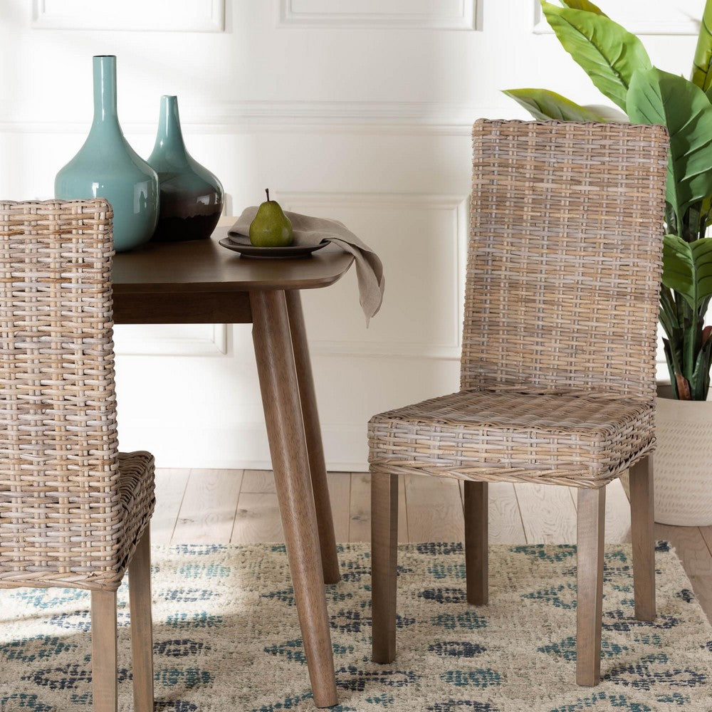 bali & pari - Nevina Dining Chair in Kubu Grey/Rustic Taupe - MD-29605/Desy Kubu-Grey Natural-DC view 8