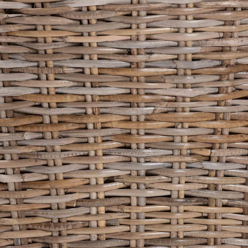 bali & pari - Niesha Dining Chair in Kubu Grey/Rustic Taupe - MD-39222-Kubu Grey/Natural Rattan-DC view 7