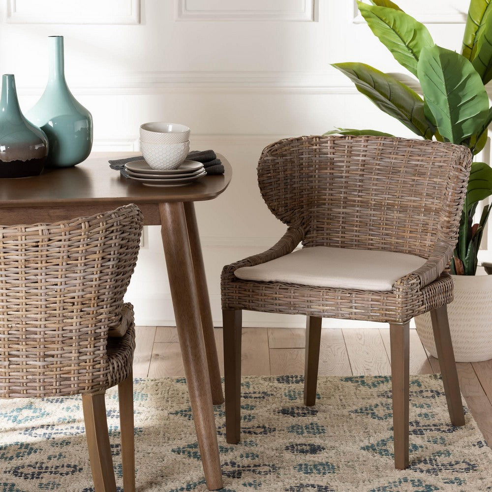 bali & pari - Niesha Dining Chair in Kubu Grey/Rustic Taupe - MD-39222-Kubu Grey/Natural Rattan-DC view 8