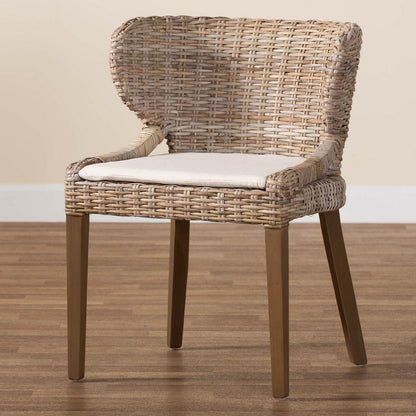 bali & pari - Niesha Dining Chair in Kubu Grey/Rustic Taupe - MD-39222-Kubu Grey/Natural Rattan-DC view 9