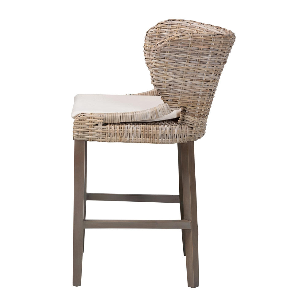 bali & pari - NieshaCounter Stool in Greywashed/Grey - MD-39928-Luca Grey/NT Rattan-Cushion-CS view 3
