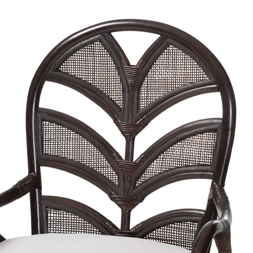 bali & pari - NivenCounter Stool in Espresso - Niven-Rattan/Coffee Bean-Cushion-CS view 5