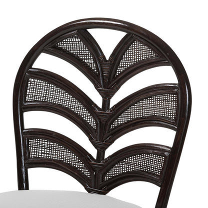 bali & pari - NivenDining Chair in Espresso - Niven-Rattan/Coffee Bean-Cushion-DC view 5