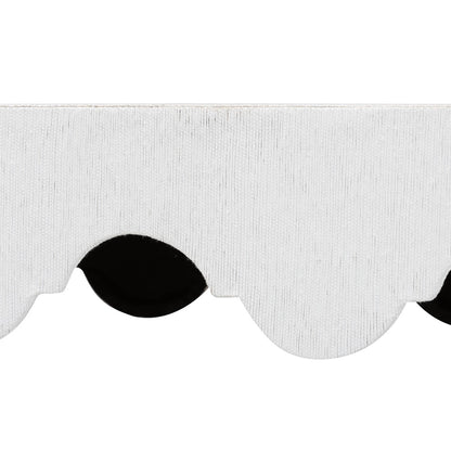 bali & pari  - Nolan Console Table in White - Nolan-Faux Raffia-Console Table view 4