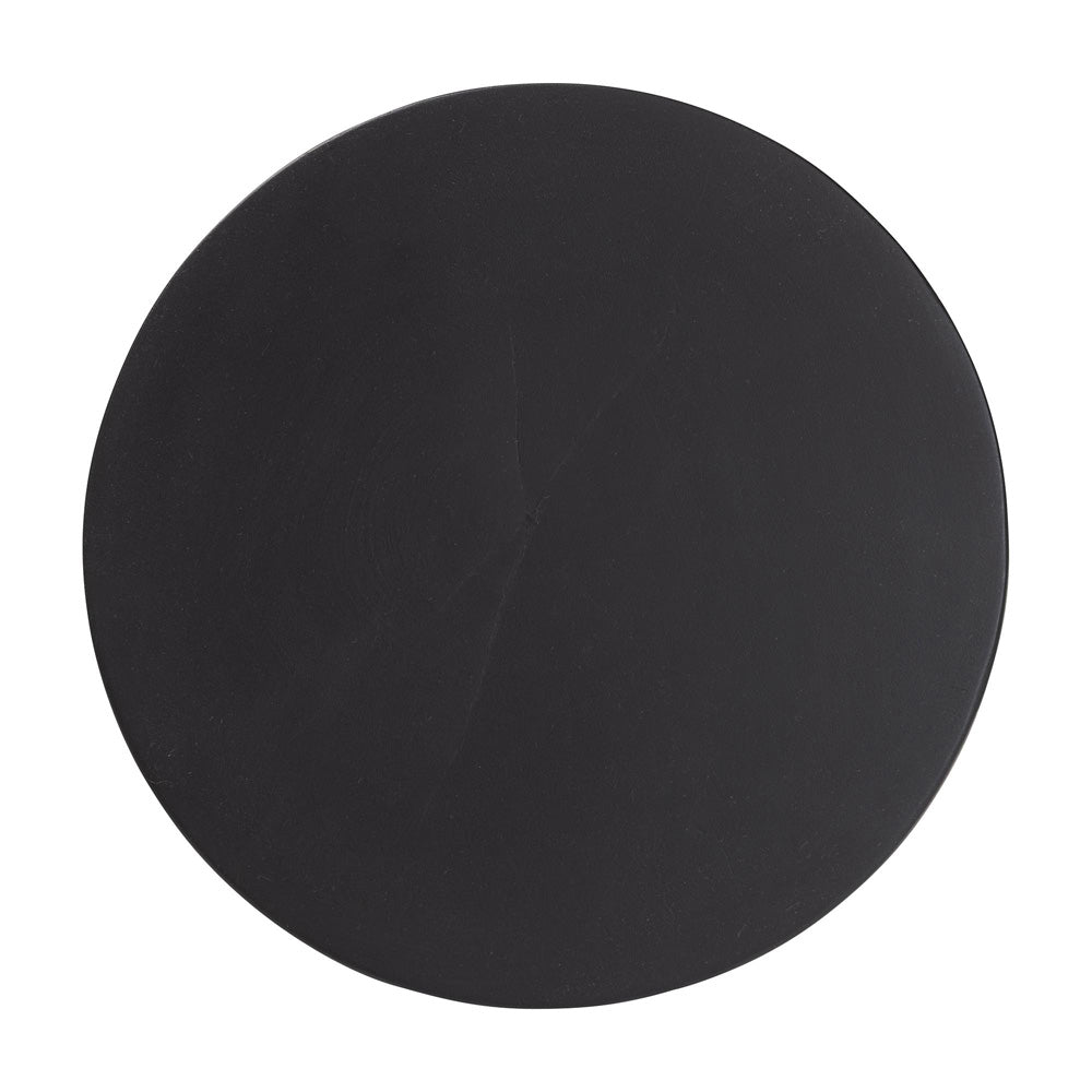 bali & pari  - Nomiki End Table in Black - Suar S/T 003-Black-Side Table view 3