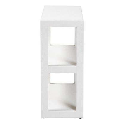 bali & pari - Oaklynn Bookcase in White - FBS204-S347 White-Bookshelf view 3