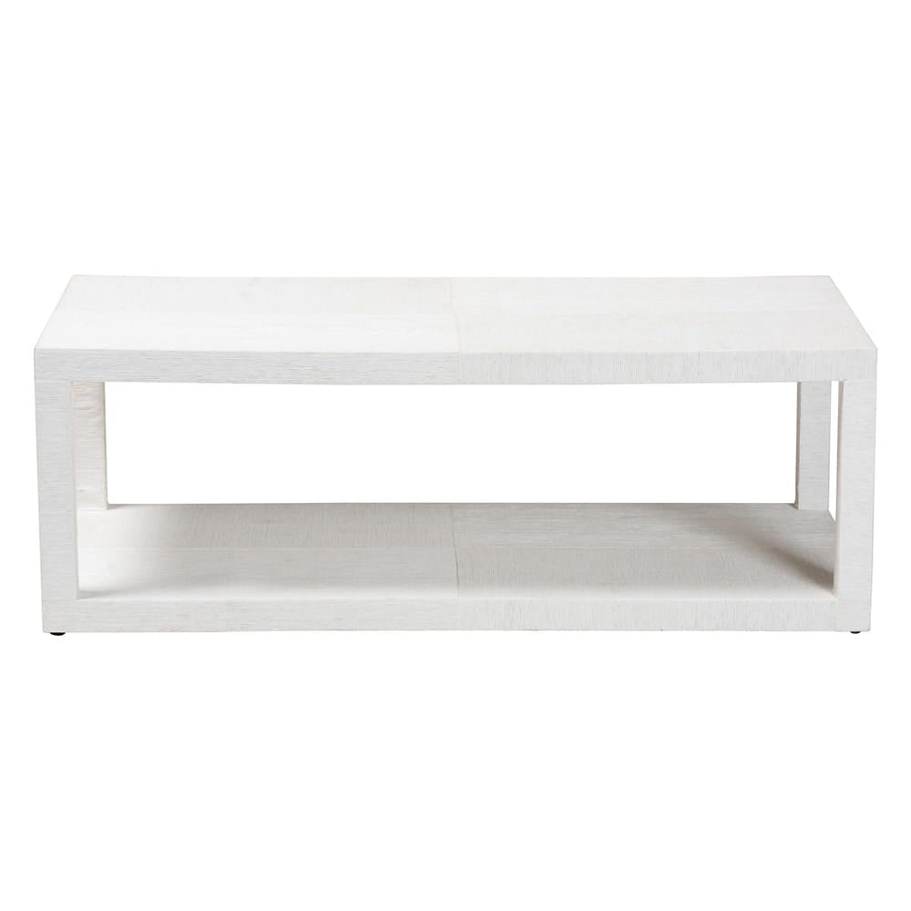bali & pari - Oaklynn Coffee Table in White - FBS203-S347 White-Coffee Table view 2
