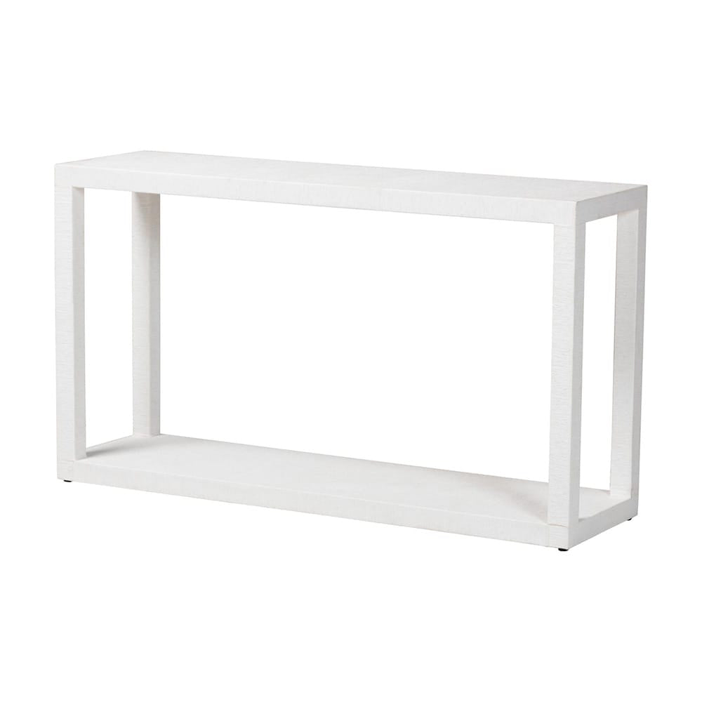 bali & pari - Oaklynn Console Table in White - FBS201-S347 White-Console Table view 1