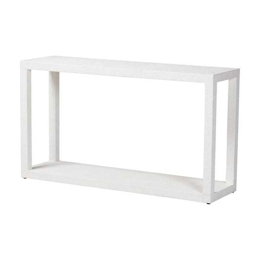 bali & pari - Oaklynn Console Table in White - FBS201-S347 White-Console Table view 1