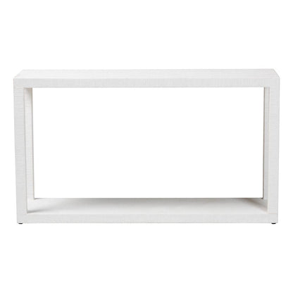 bali & pari - Oaklynn Console Table in White - FBS201-S347 White-Console Table view 2