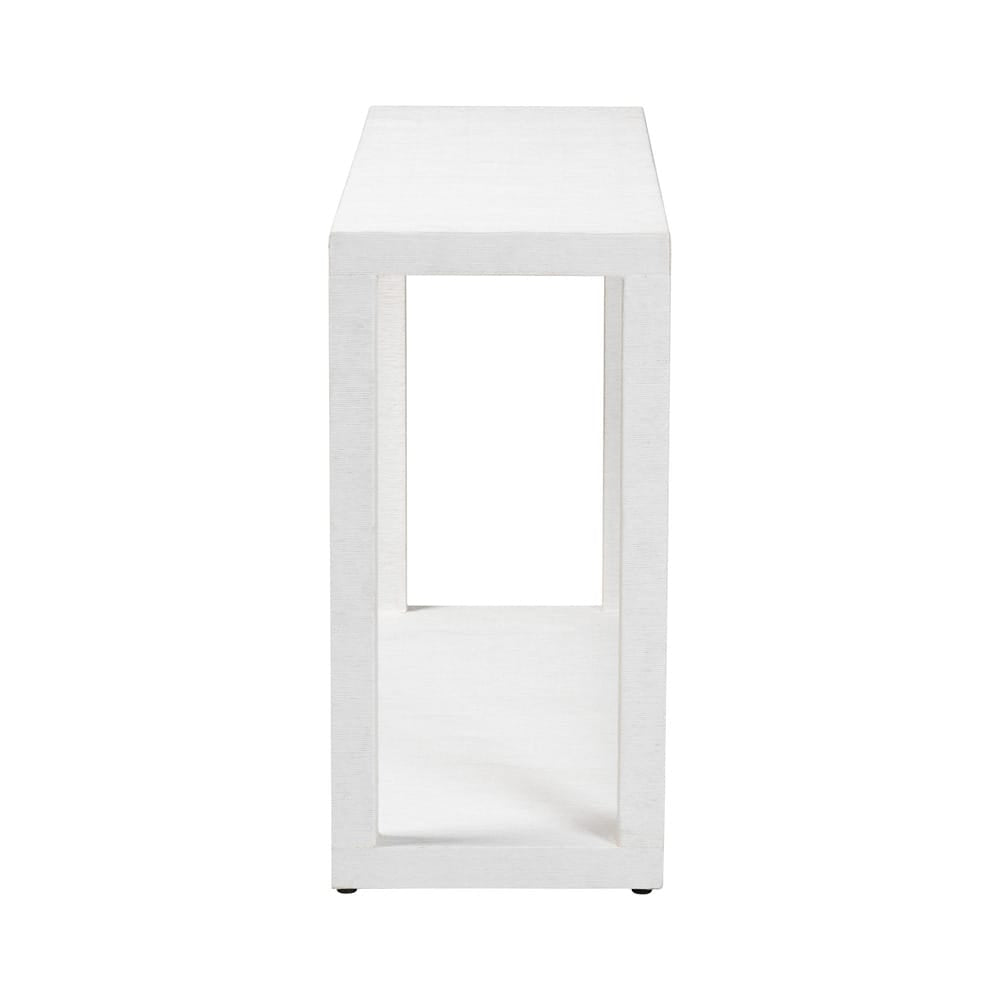 bali & pari - Oaklynn Console Table in White - FBS201-S347 White-Console Table view 3