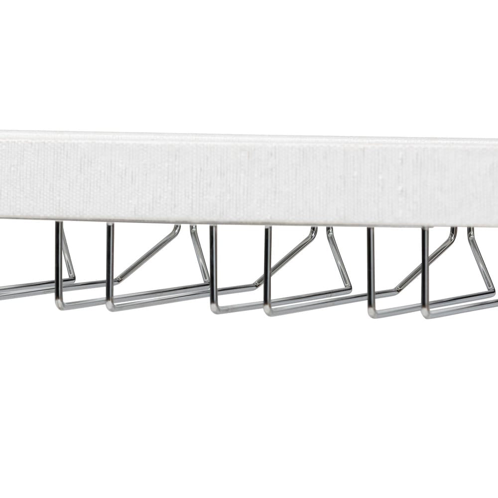 bali & pari - Oaklynn Wine Rack in White - FBS202A-S347 White/6mmRegGlass-Wine Rack view 5