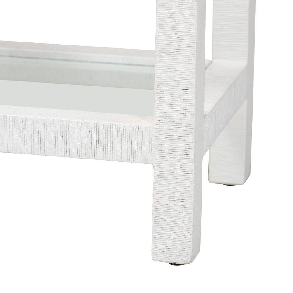 bali & pari - Oaklynn Wine Rack in White - FBS202A-S347 White/6mmRegGlass-Wine Rack view 6