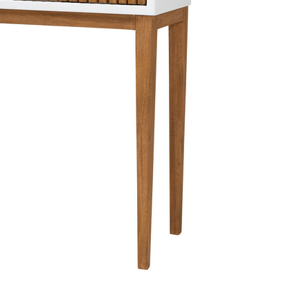bali & pari - Odile Console Table in Natural Brown/White - OND6-Console view 6