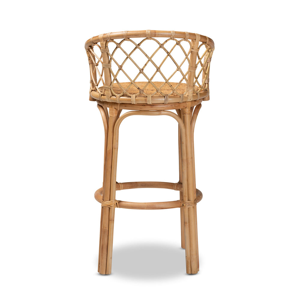 bali & pari - Orchard Bar Stool in Natural Brown - Orchard-Rattan-BS view 4